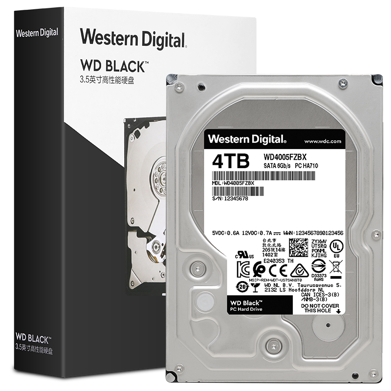 WD Professionals for Black 4T